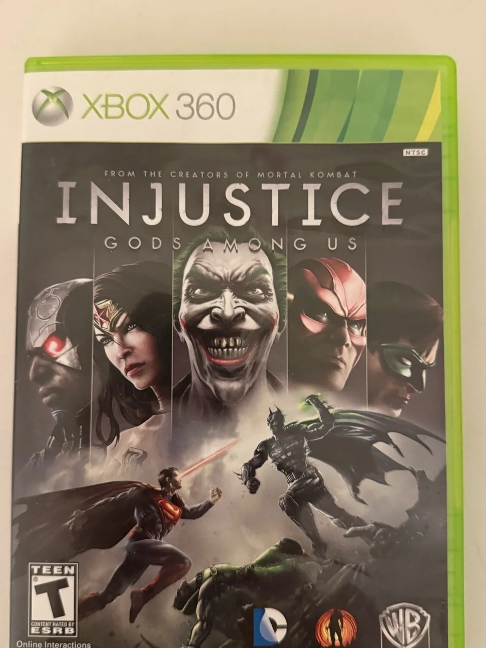 Xbox 360 Injustice: Gods Among Us - Neon Green Case
